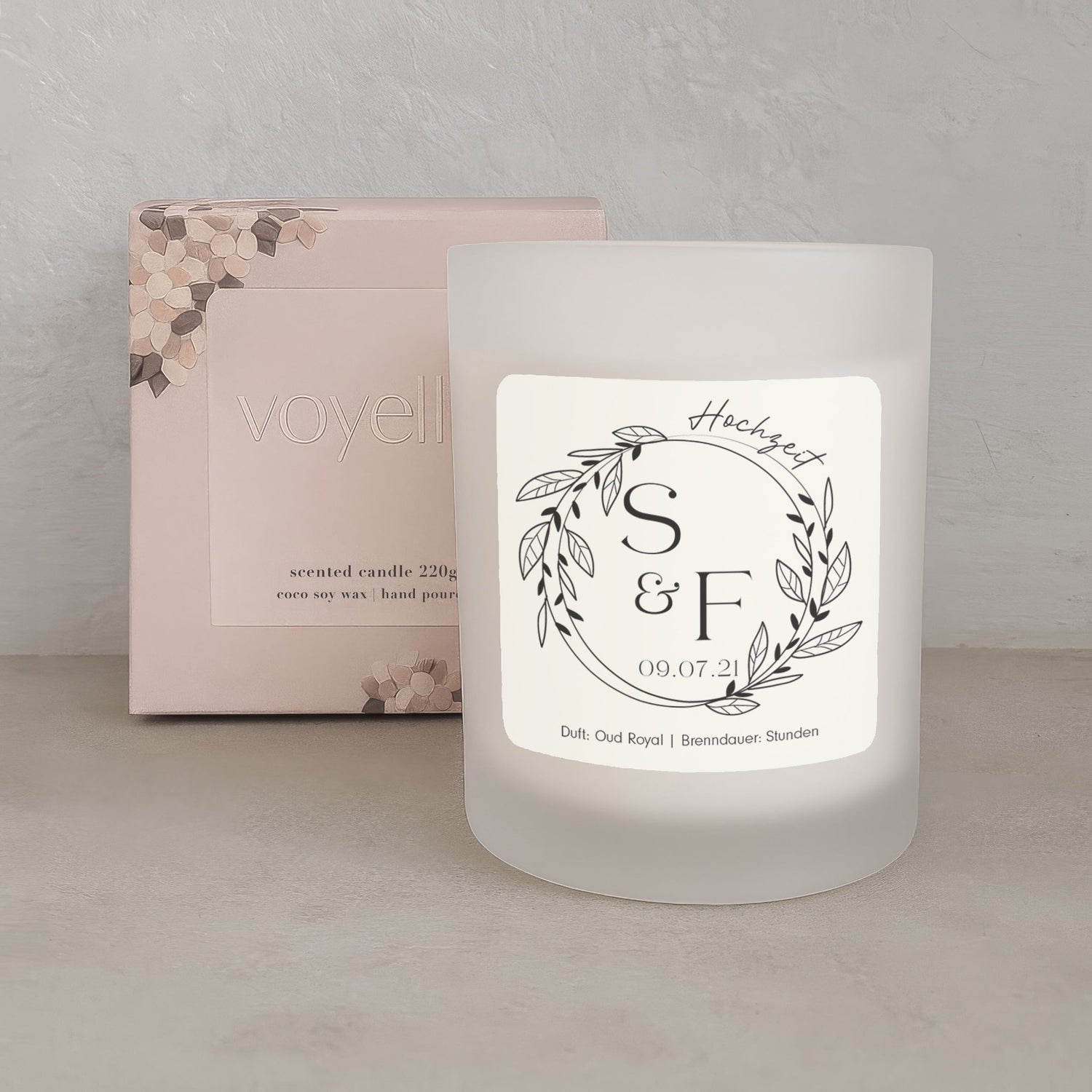 Personalisierte Hochzeitskerzen – Elegantes Andenken für den grossen Tag