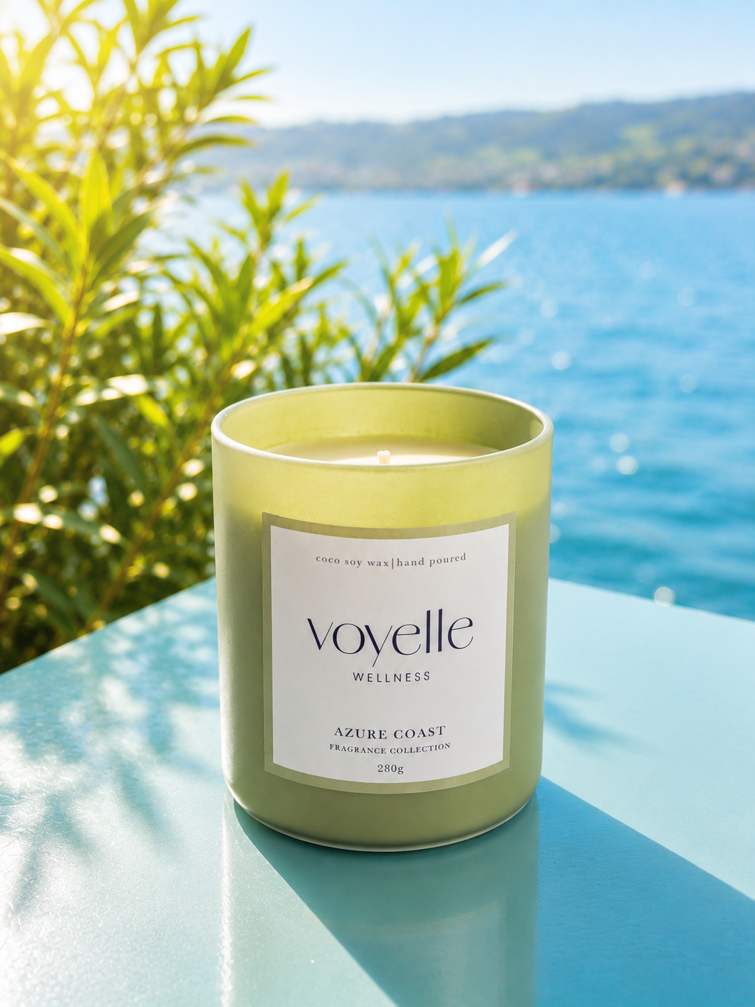 Azure Coast | Sea Salt & Sage Luxury Candle