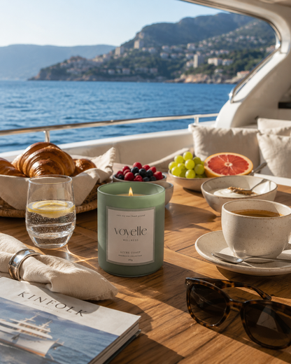 Azure Coast | Sea Salt & Sage Luxury Candle