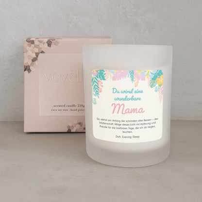Wunderbare Mama – Personalisierte Kerze