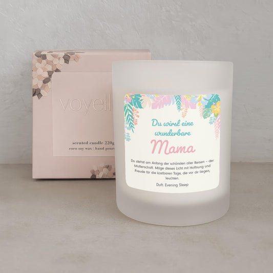 Wunderbare Mama – Personalisierte Kerze