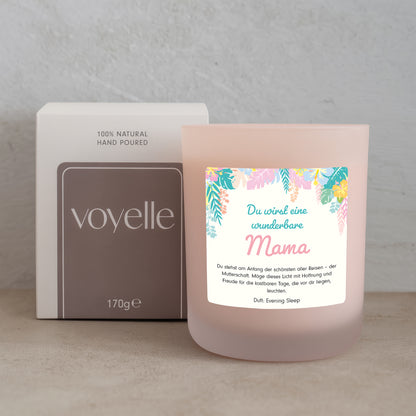 Wunderbare Mama – Personalisierte Kerze