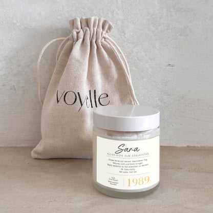 Personalisierte Geburtstagskerze für jedes Alter