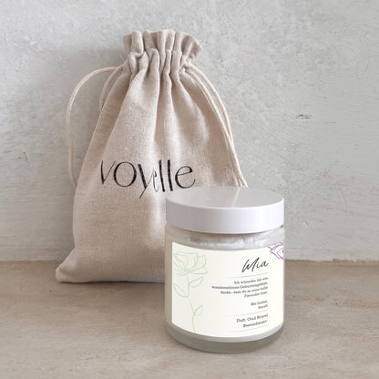 Blume Personalisierte Geburtstagskerze