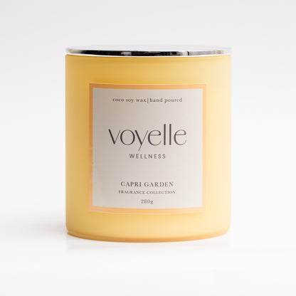 Capri Garden candle lit — lime, basil & mandarin