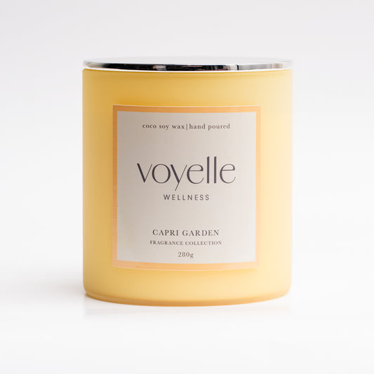 Capri Garden candle lit — lime, basil & mandarin