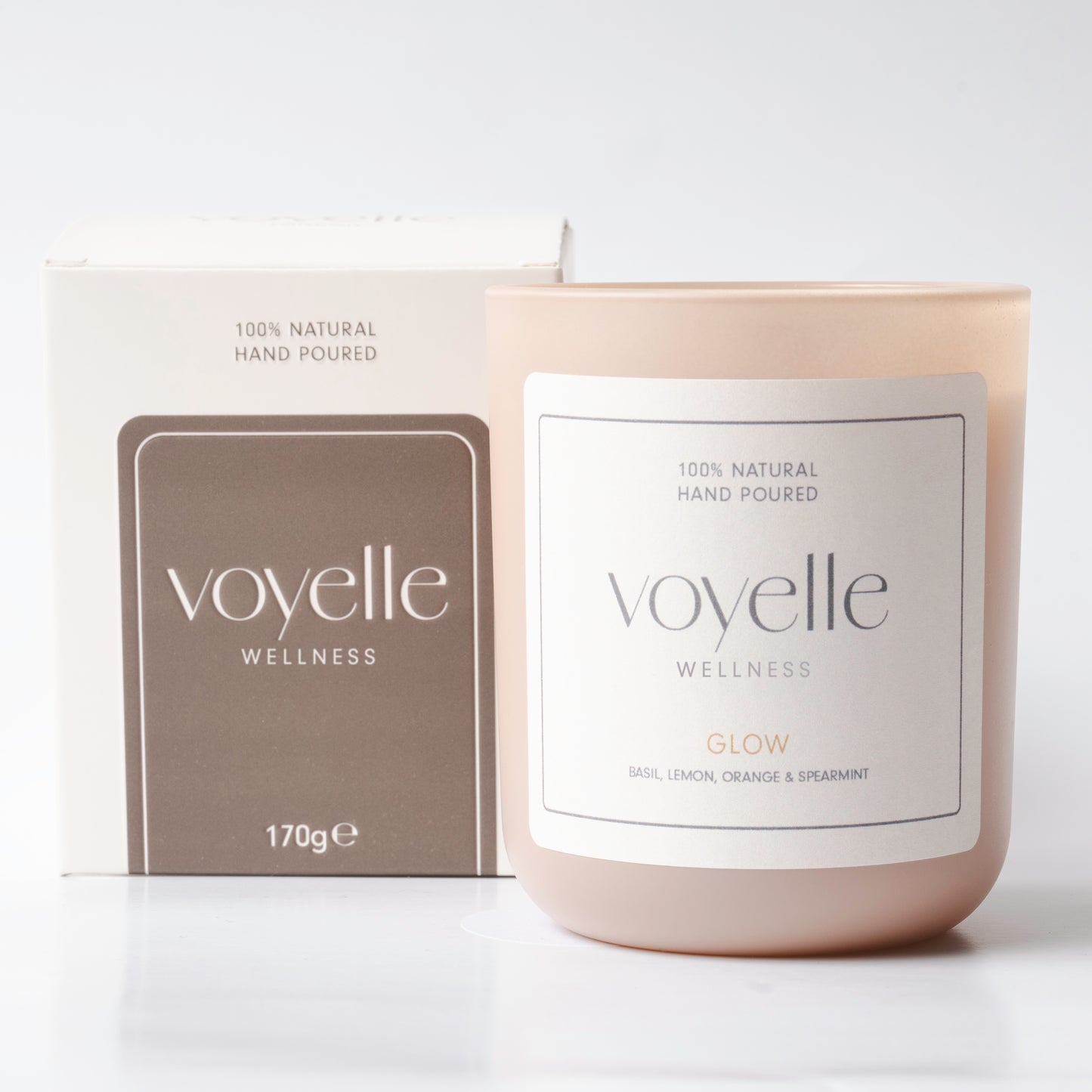 Glow Luxus Aromatherapie-Kerze – Zitrus & Blüten