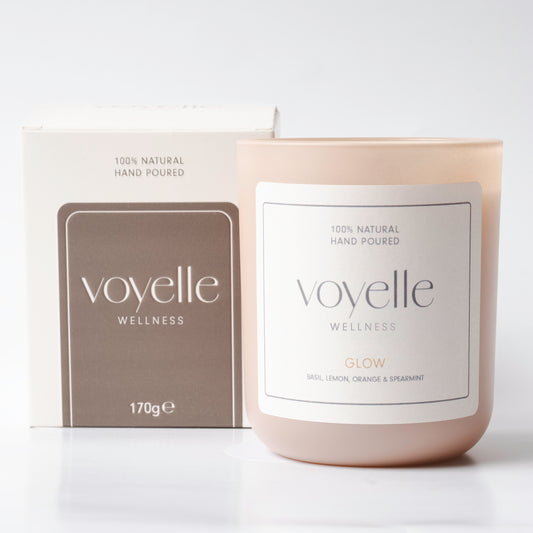 Glow Luxus Aromatherapie-Kerze – Zitrus & Blüten