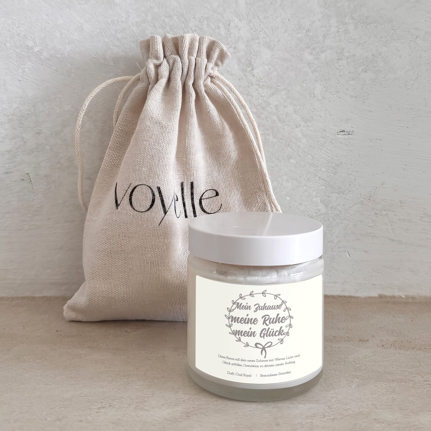 Home Sweet Home Einweihungsgeschenk Personalisierte Kerze