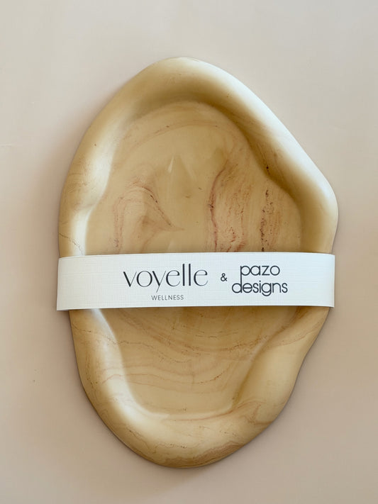 Jesmonite Candle & Jewellery Tray