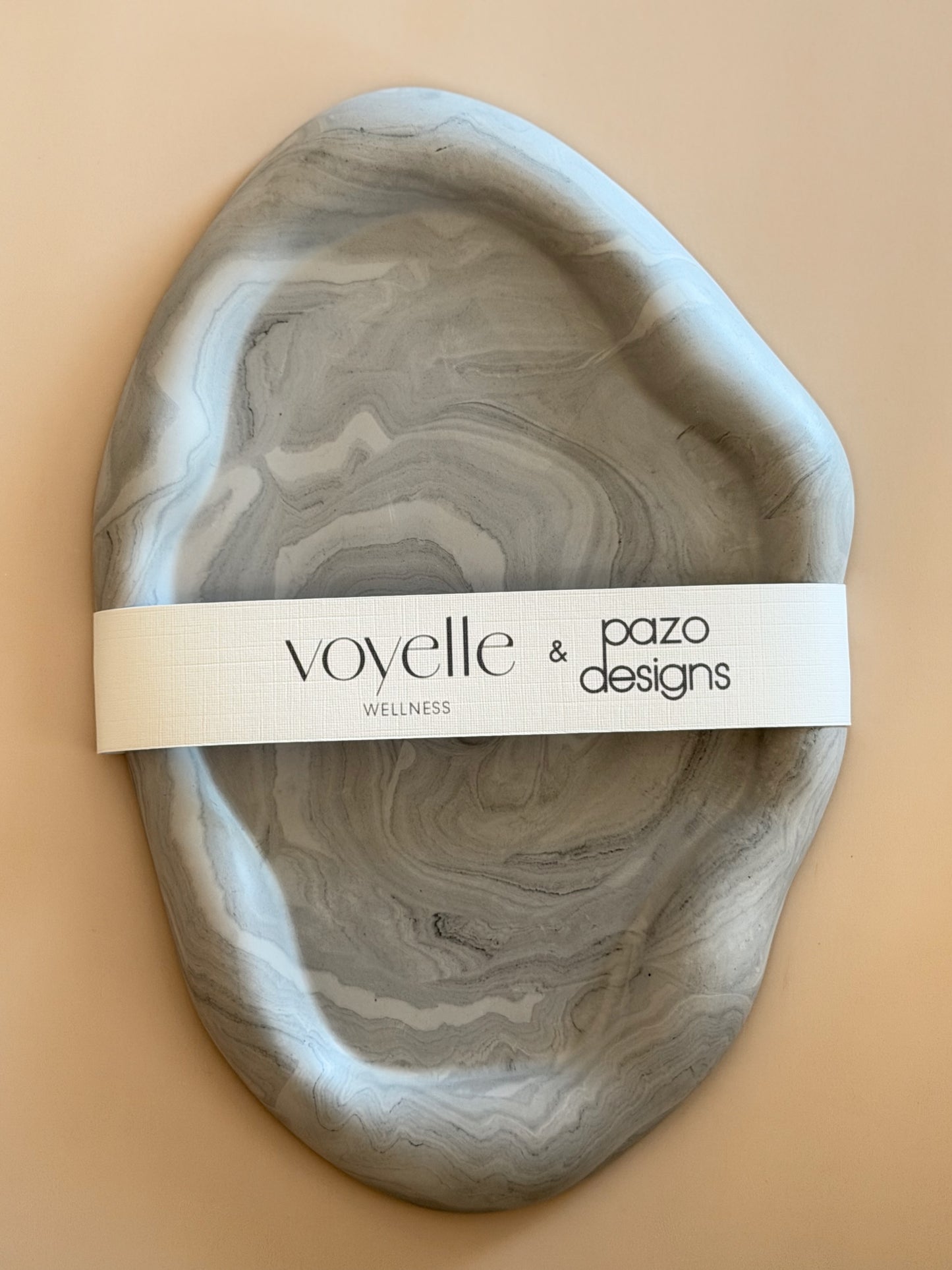 Jesmonite Candle & Jewellery Tray