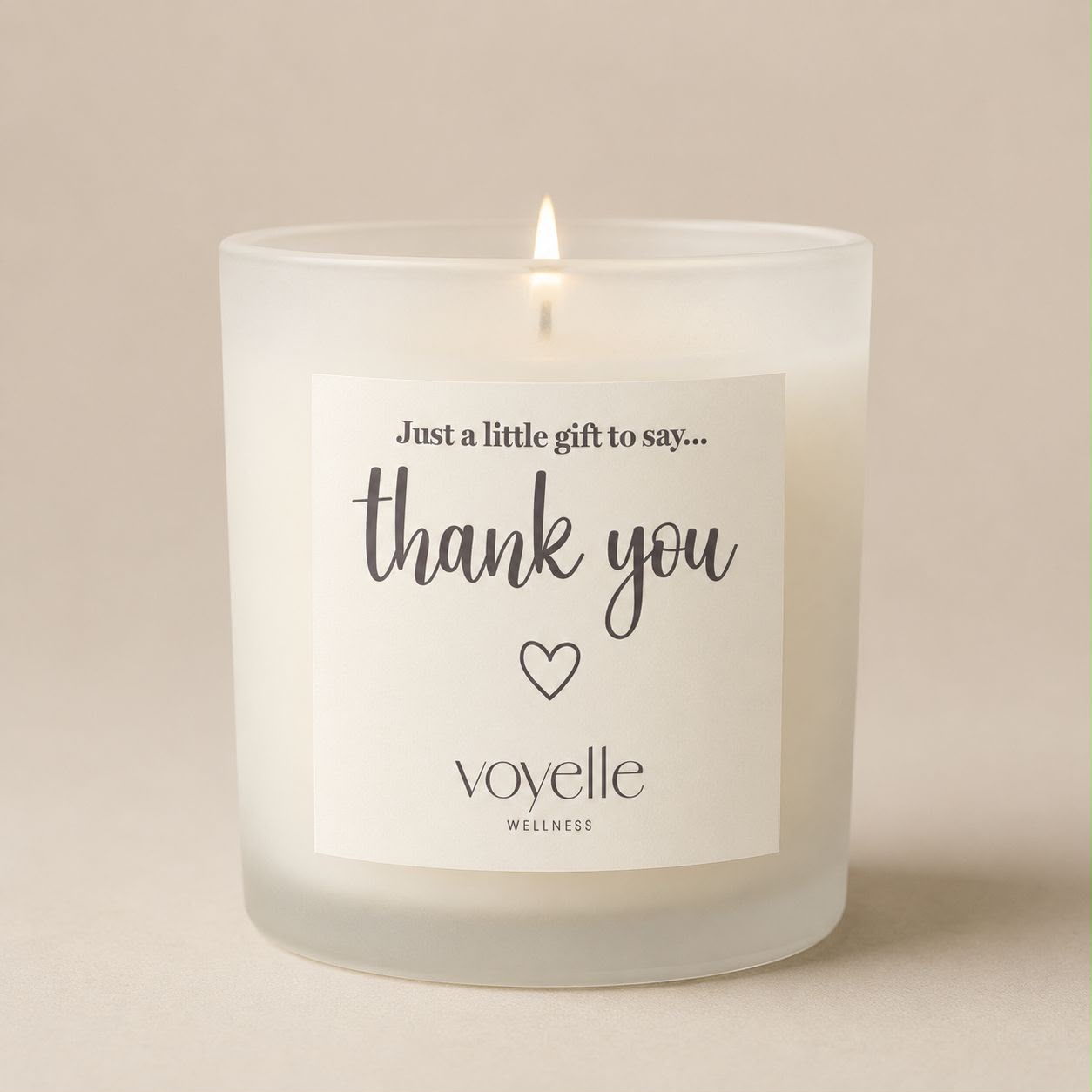 Thank You Candle