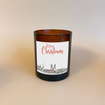 Personalisierte Weihnachtskerze Zürich