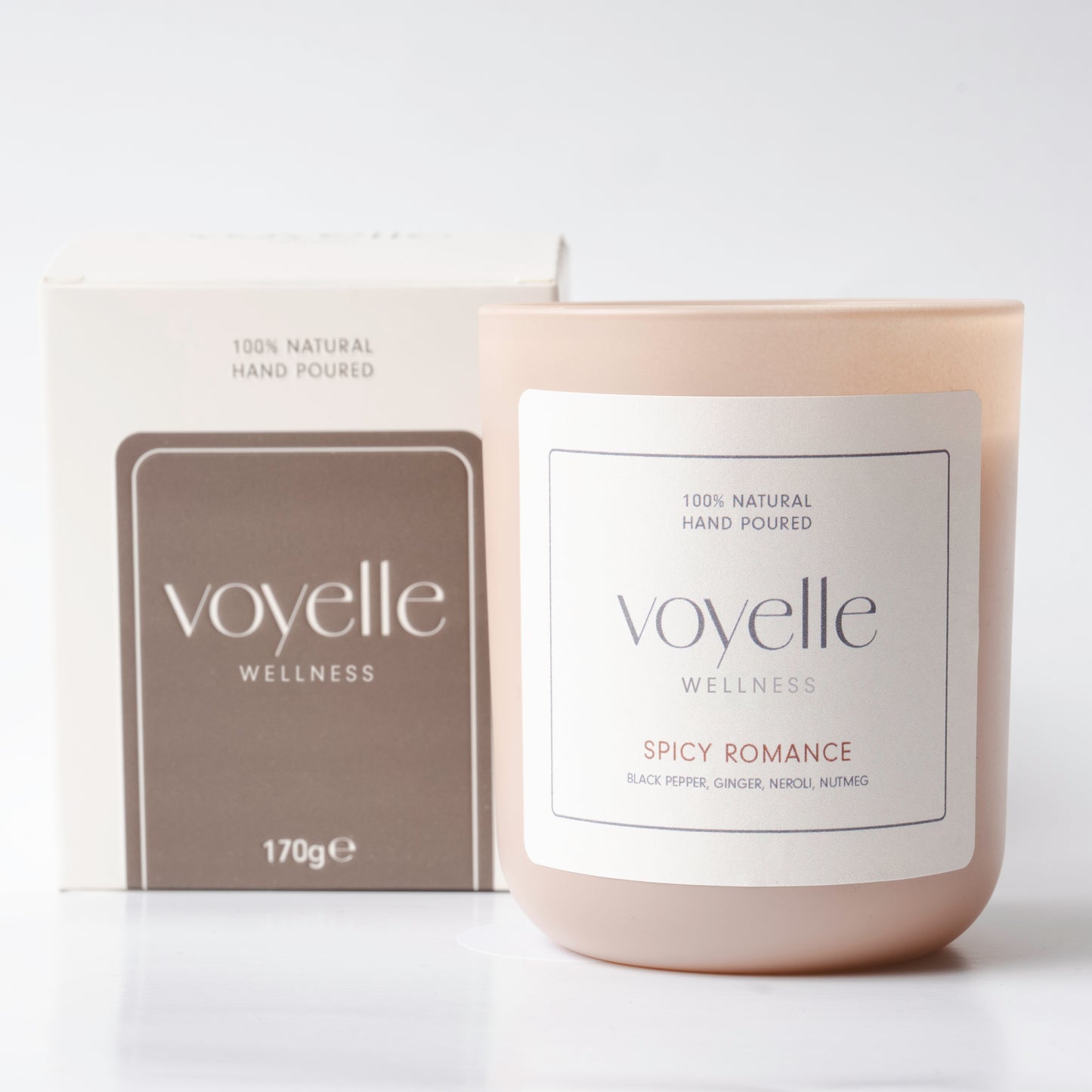 Spicy Romance Aromatherapie-Kerze – Ingwer & Schwarzer Pfeffer