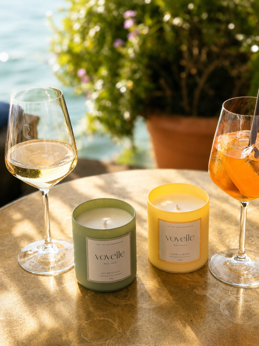 Capri Garden | Lime Basil Mandarin Luxury Candle
