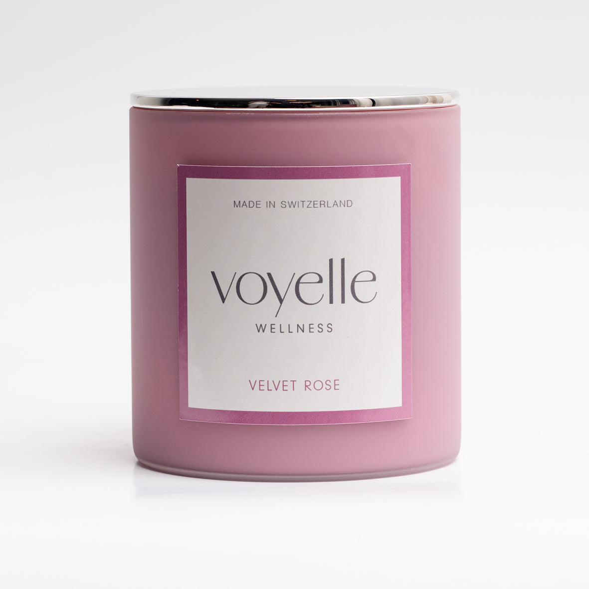 Velvet Rose candle lit — Bulgarian rose & rosewood